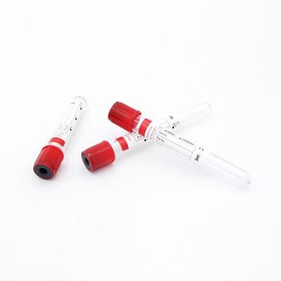 3ml 10 Ml ISO Sterile Red Cap Vacuum Plain Blood Collection Tubes
