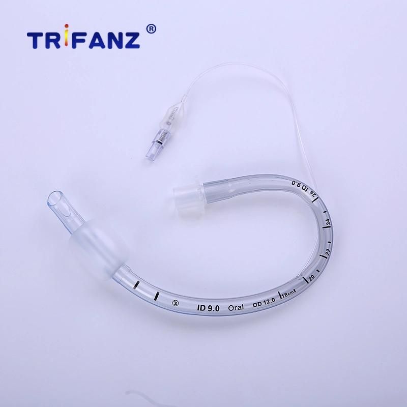 ISO Disposable Tracheostomy Tube Sterilized Medical PVC Tube Without Cuff