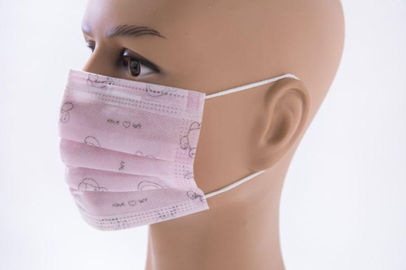 Breathable Nonwoven Face Mask One Time Use Face Mask