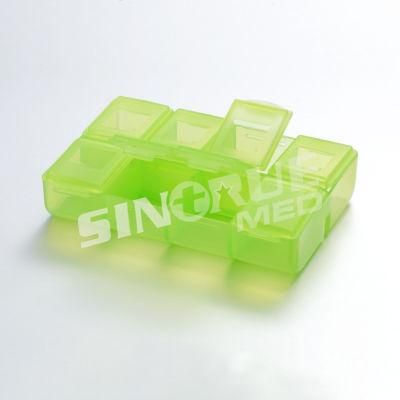 Home Use 8 Case Transparent Plastic Pill Box