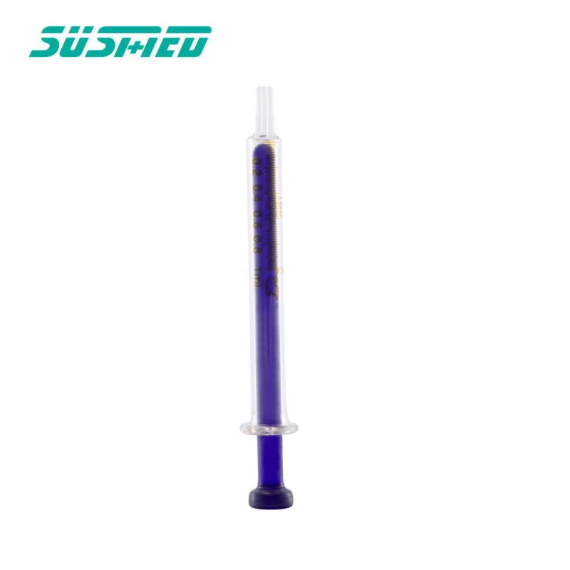 Disposable Medical Use Glass Syringes 1ml