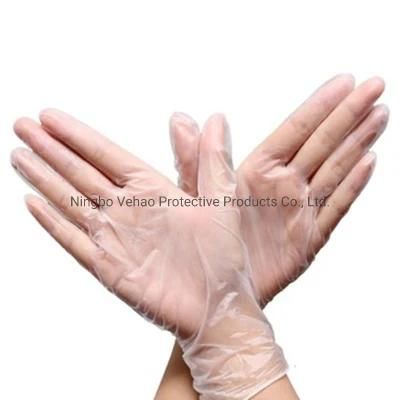 High Quality Disposable Protective Safety Powder Free Transparent PVC Vinyl Glove