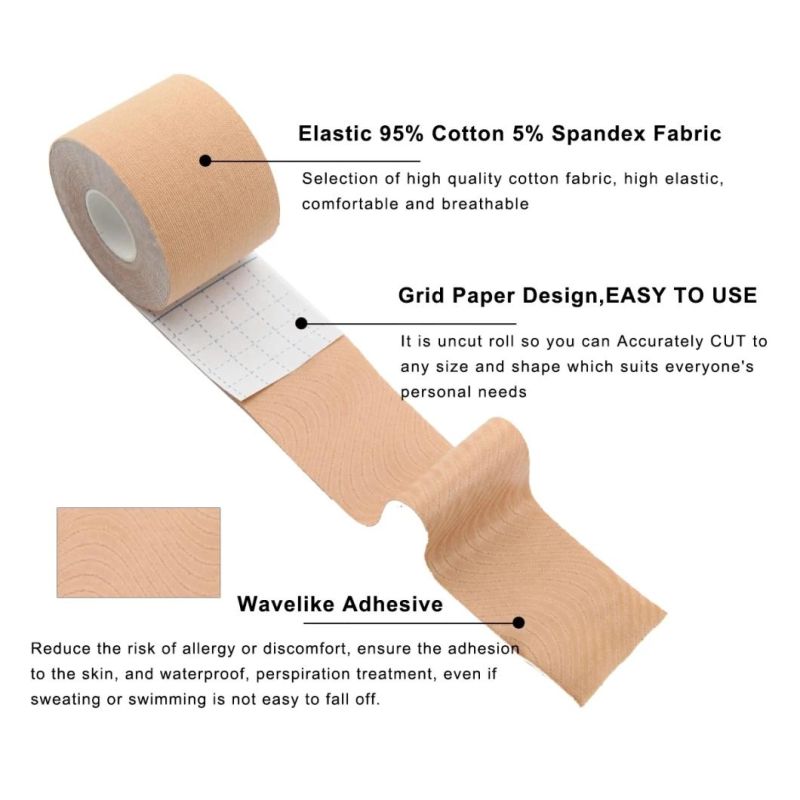 K Tape Kinesiology Tape Waterproof Elastic Adhesive Tape Muscle Tape