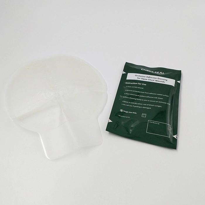 China Manufacturer Medical Emergency First Aid Chest Seal Chest Wound Cover for Gunshot Wounds Cover