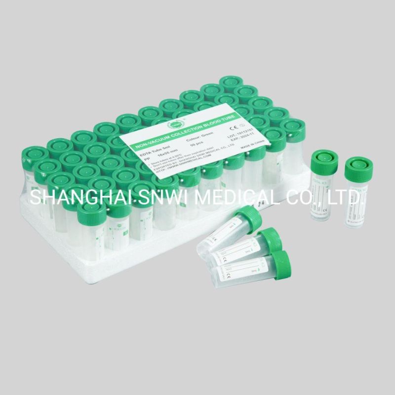 Medical Disposable Sampling Transport Blood Test Tube Micro Blood Collection Tube Used in Hospital or Laboratory
