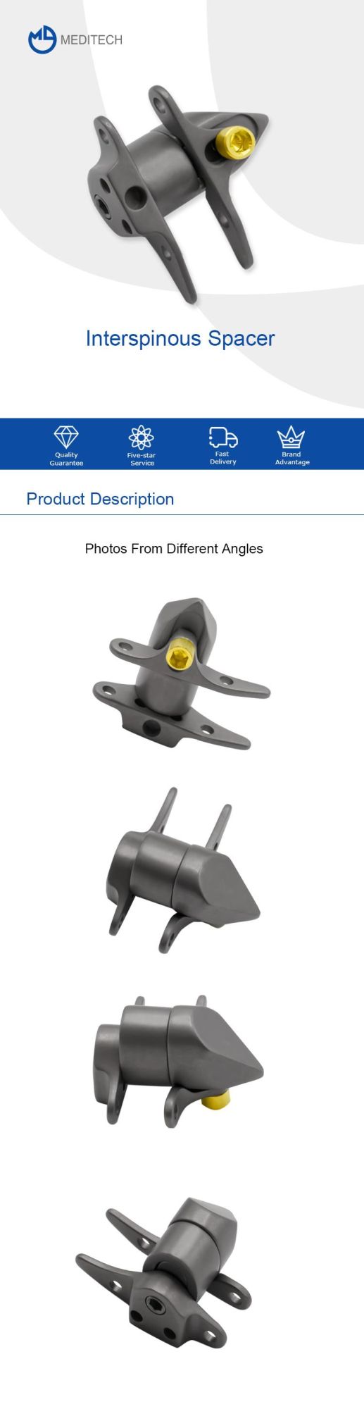 Orthopedic Implants Medical Products Spine Implants Interspinous Spacer