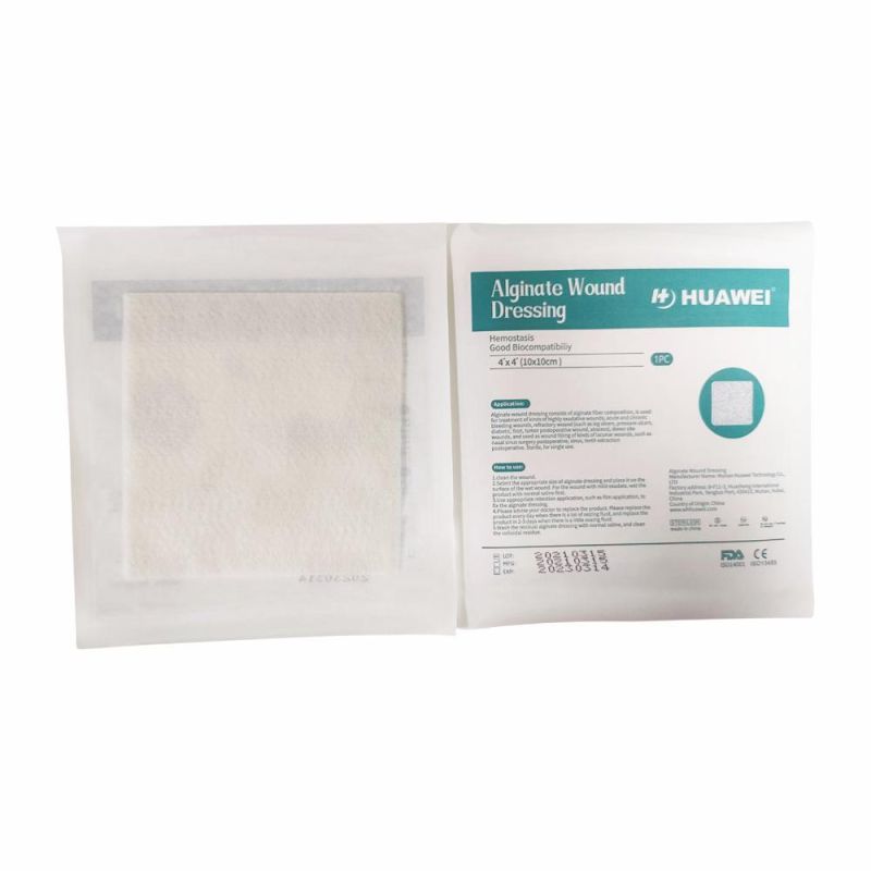 Original Made Medical Alginate Wound Dressing Pad Non-Stick Padding Highly Absorbent Dressing FDA Approved