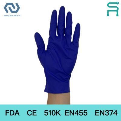 Powder Free Disposable Nitrile Gloves FDA CE Nitrile Gloves