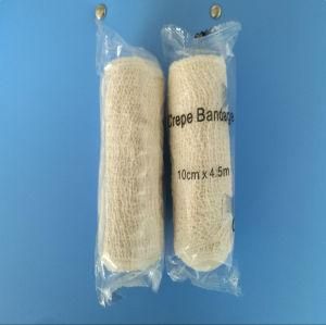 Elastic Crepe Bandage with Red Line Blue Line Ce FDA