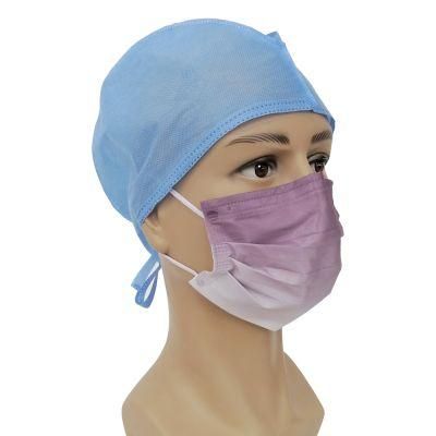 Protective Non-Woven 3 Ply Disposable Face Mask Medical Surgical Use