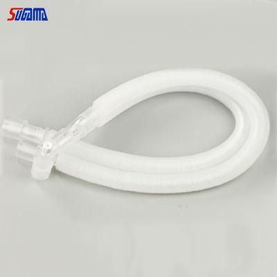 Disposable Medical Plastic Tube Connector Elbow with Luer Port for Anesthesia Breathing Circuit