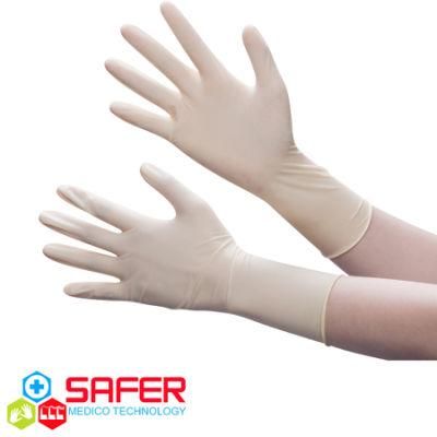 Disposable Medical Latex Surgical Glove with Powder 270mm