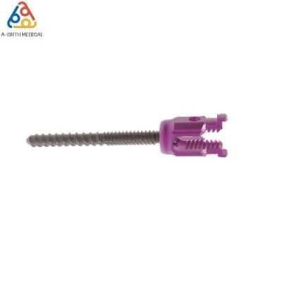 Mis Polyaxial Cannulated Pedicle Screw for Medical Spinal Surgical Surgery Titanium Orthopedic Spine Minimally Invasive Implant