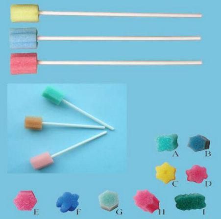 Disposable Medical Swab Container Cleaning Sponge Stick