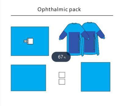 Disposable CE and ISO13485 Approved Sterile Ophthalmology Surgical Pack