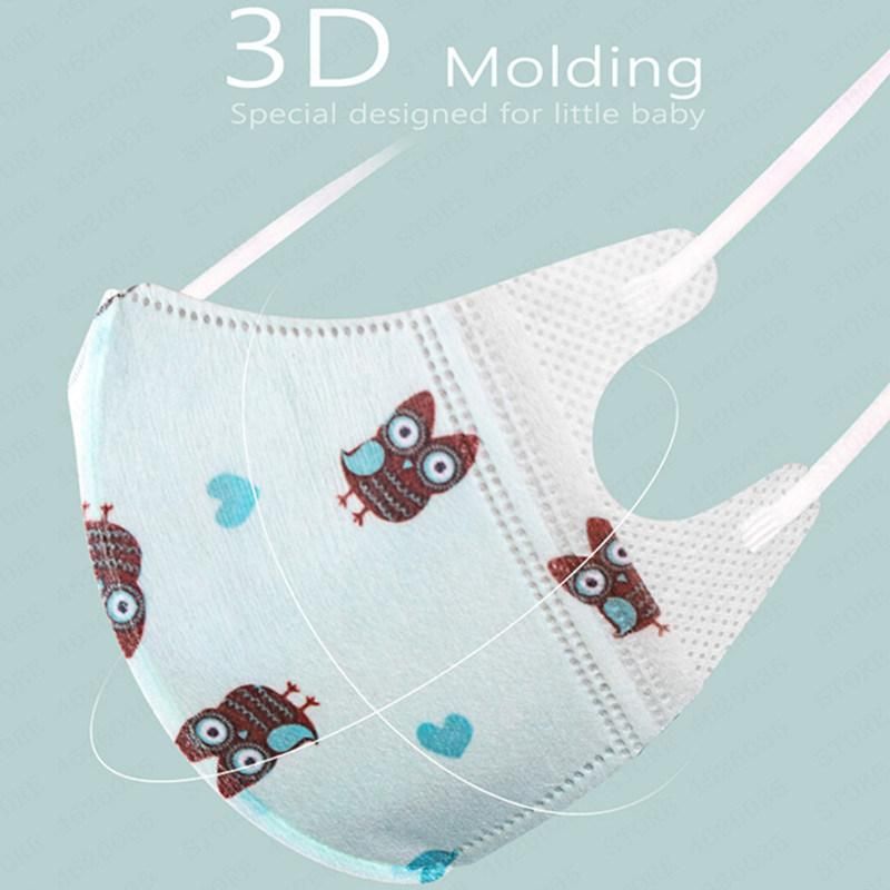 Kids Youth Face Mask 4 Layer Fully 3D