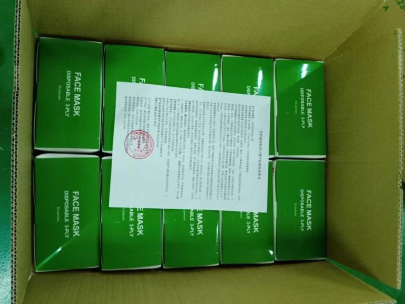 Disposable Medical Non-Woven Face Mask with Ear Loop