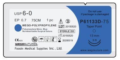 Good Polypropylene Surgical Suture Products