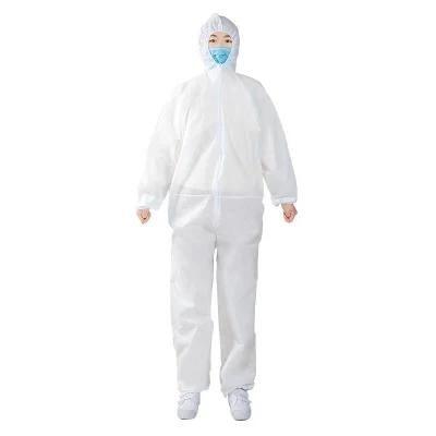 Factory Supply OEM/ODM White Microporous Disposable Non-Woven Coverall