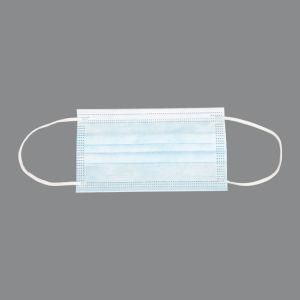 Disposable 3-Ply Non-Woven 17.5*9.5cm Civilian Dust Protective Face Mask for Aldut