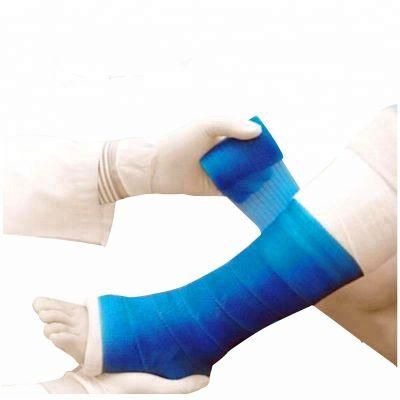 Water Activity Resin Cast Semi Rigid Synthetic Casting Tape Blue Color