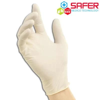 White Powder Free Medical Disposable Nitrile Exam Gloves