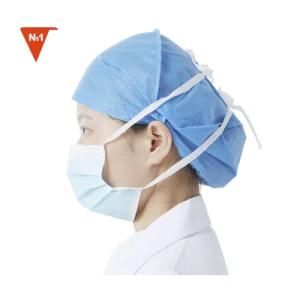 Non-Woven 3 Ply Surgical Masks with Tie, Surgical Face Mask with 3 Ply