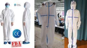 Disposable Protective Clothing Protective Suit with Ce, FDA Certification