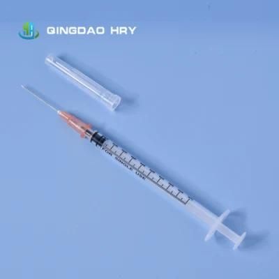 Factory of Disposable Sterile Syringe with Needle or W/out Needle FDA CE Approval Fast Delivery