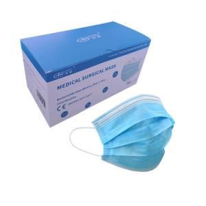 En14683 Type II Face Mask Wholesale 3-Ply Disposable Medical Surgical Face Mask