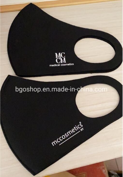 Custom Logo Printing Protective Dust Polyester Washable Reusable Spandex Face Mask