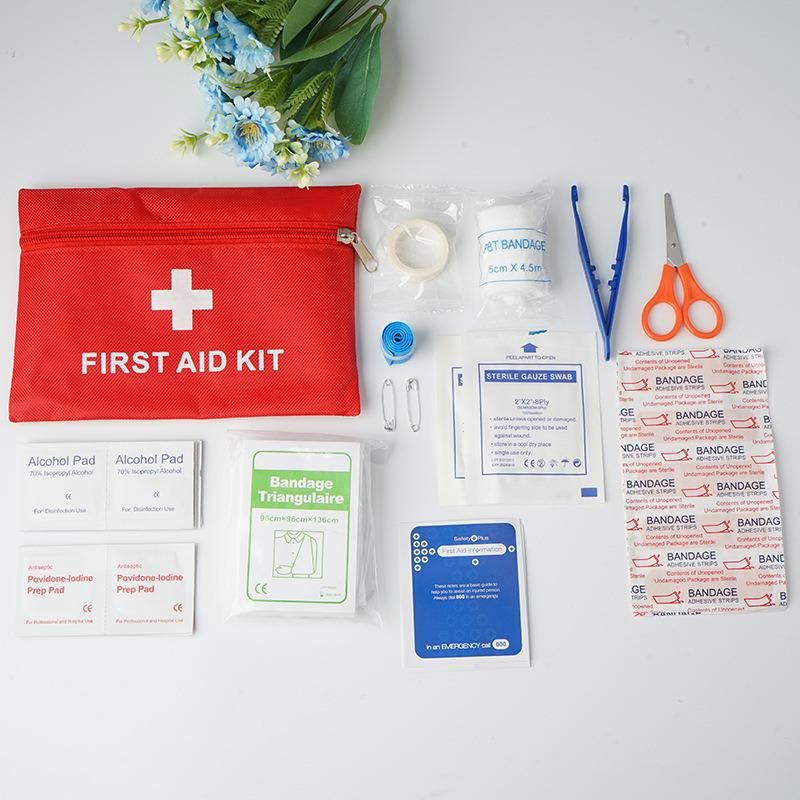 Outdoor Travel 13 Pieces of First Aid Kit Car Home Emergency Kit Survival Kit First-Aid Packet