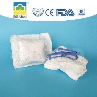 Medical Consumables 100%Raw Cotton Lap Sponge for Wound Care