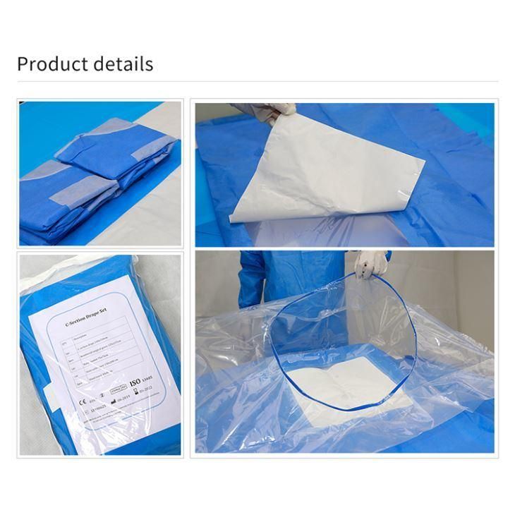 Surgical Drape Medical Laparotomy Gynecology Drapes Pack