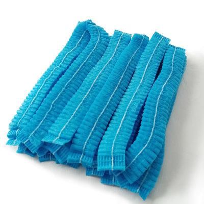 Disposable Non Woven Single Elastic Double Elastic Clip Cap PP Clip Cap