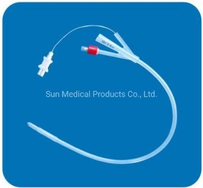 Temperature Sensor Probe Silicone Foley Catheter