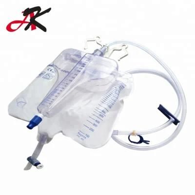Alps Customize Female Catheter Urometer Foley 2000ml Urine Bag