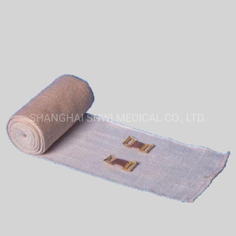 Medical Spandex Crepe Elastic Bandage Natural Color
