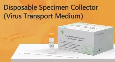 Disposable Specimen Collector (Virus Transport Medium) (CE, FDA)
