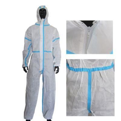 Wholesale One Time Use Coverall, Reflective Tapes Coveralls