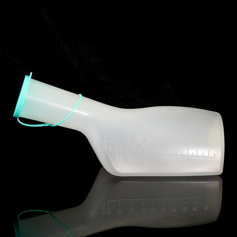 Plastic Chamber Pot Female Male Urine PEE Bottle with Cover