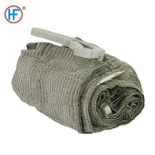 Military Tactical Trauma Emergency Dressing Combat Compression Elastic Tubular Bandage Quick Clot Israeli Dressing Bandage 4 Inch