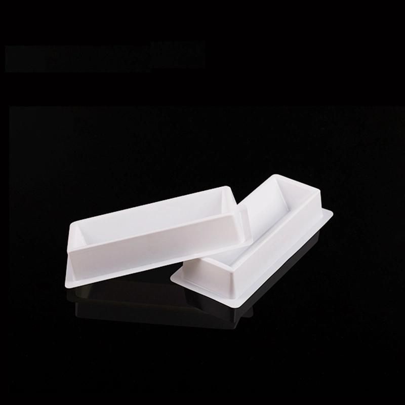 Reagent Reservoir Plastic Transparent 185ml 384 Well Pipetting Reagent Reservoir Basin Plate for Lab 55 Ml Disposable Lightweight White Single Channel Reagent