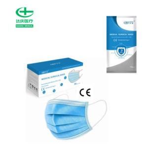 Wholesale Medical Type II Surgical Disposable Comfortable 3-Ply Face Mask with CE