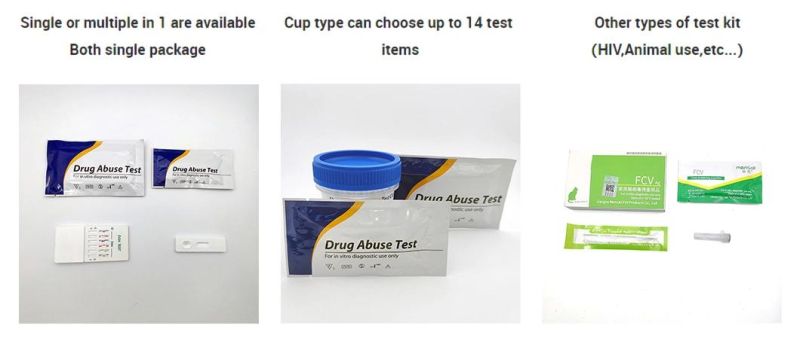 Medical Grade Antigen Kit Home Rapid Urine Mouth Swab Drug Test Strips