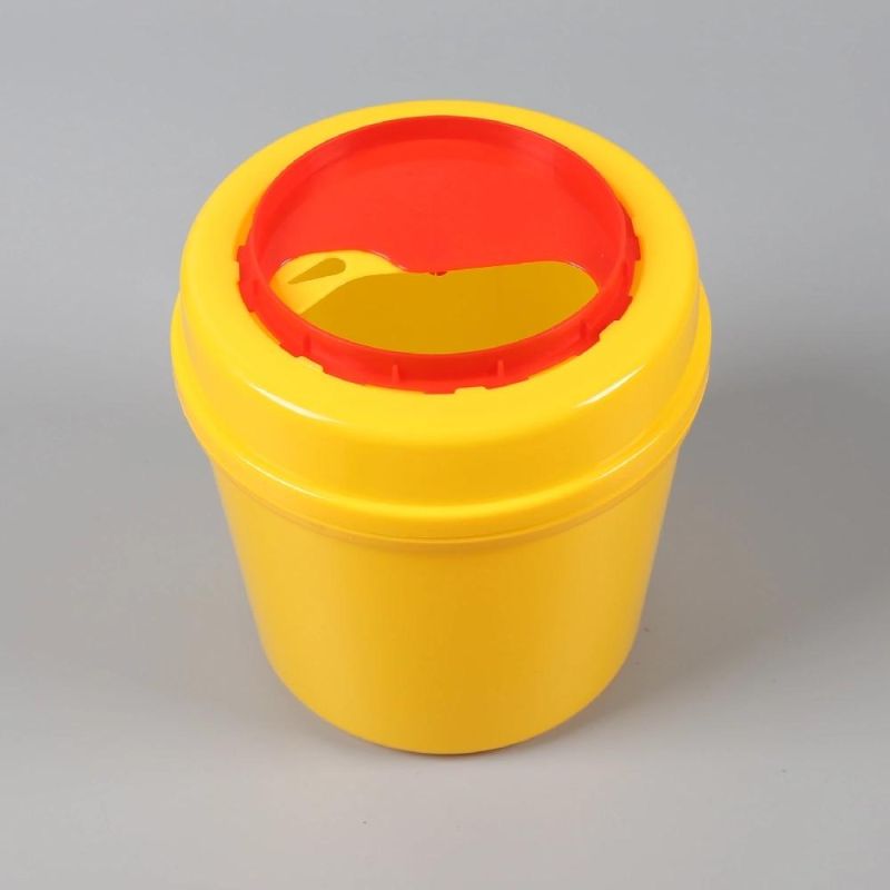 3L Round Shape Disposable Medical Waste Needle Storage Safety Sharp Container