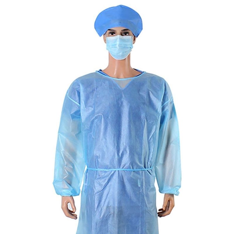 Disposable Hospital Protection SMS Surgical Gown Suppliers Medical Gowns