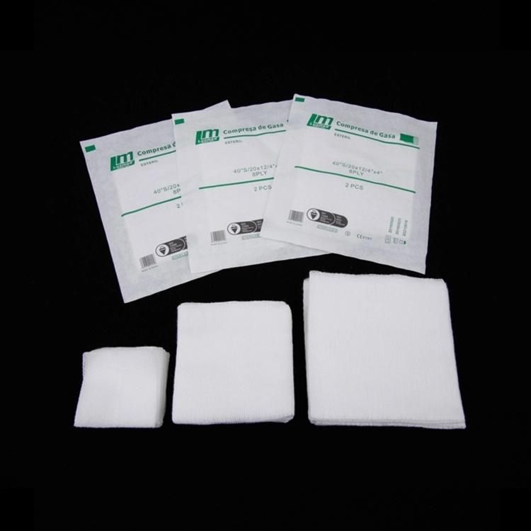 Wholesale 10cmx10cm Surgical Medical Gauze Swab Piece