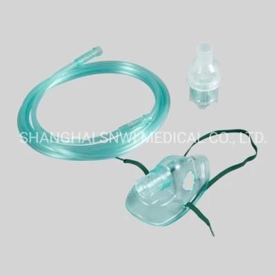 CE&ISO Certificated Disposable Medical Oxygen Nebulizer Aerosol Atomization Mask with Tubing