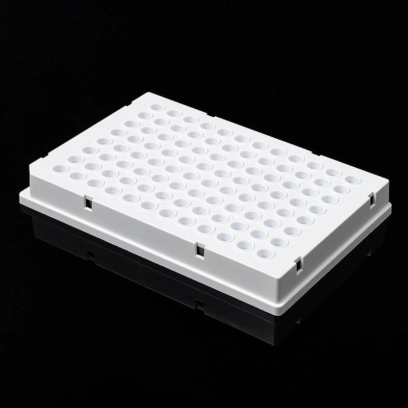 Wholesale 96well 0.1ml White Full Skirt Laboratory Consumables PCR Well Plate